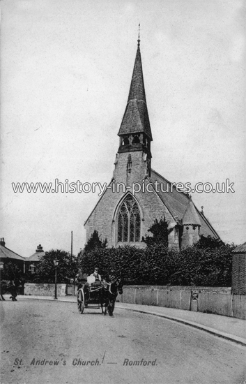 St Andrews Church, St Andrews Road, Romford, Essex. c.1908